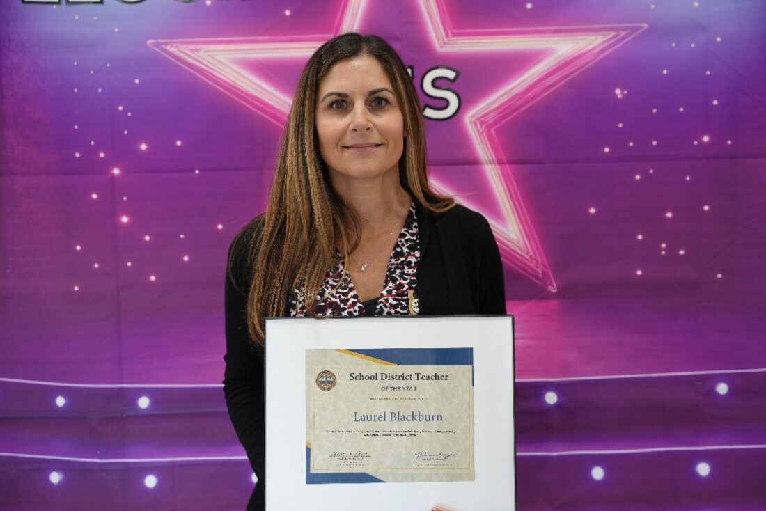 Blackburn named Teacher of the Year